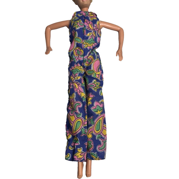 Mattel Other - Vintage Barbie Jumpsuit Paisley Outfit Mattel Superstar Era 1978 Best Buy #2778